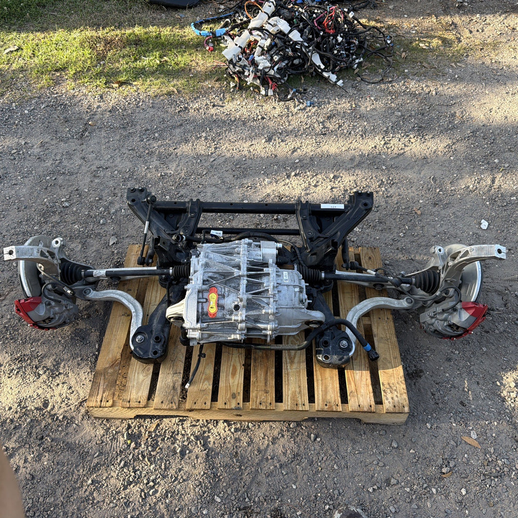 17-22 TESLA MODEL Y AWD FRONT SUSPENSION And ENGINE, SUBFRAME  COMPLETELY OEM