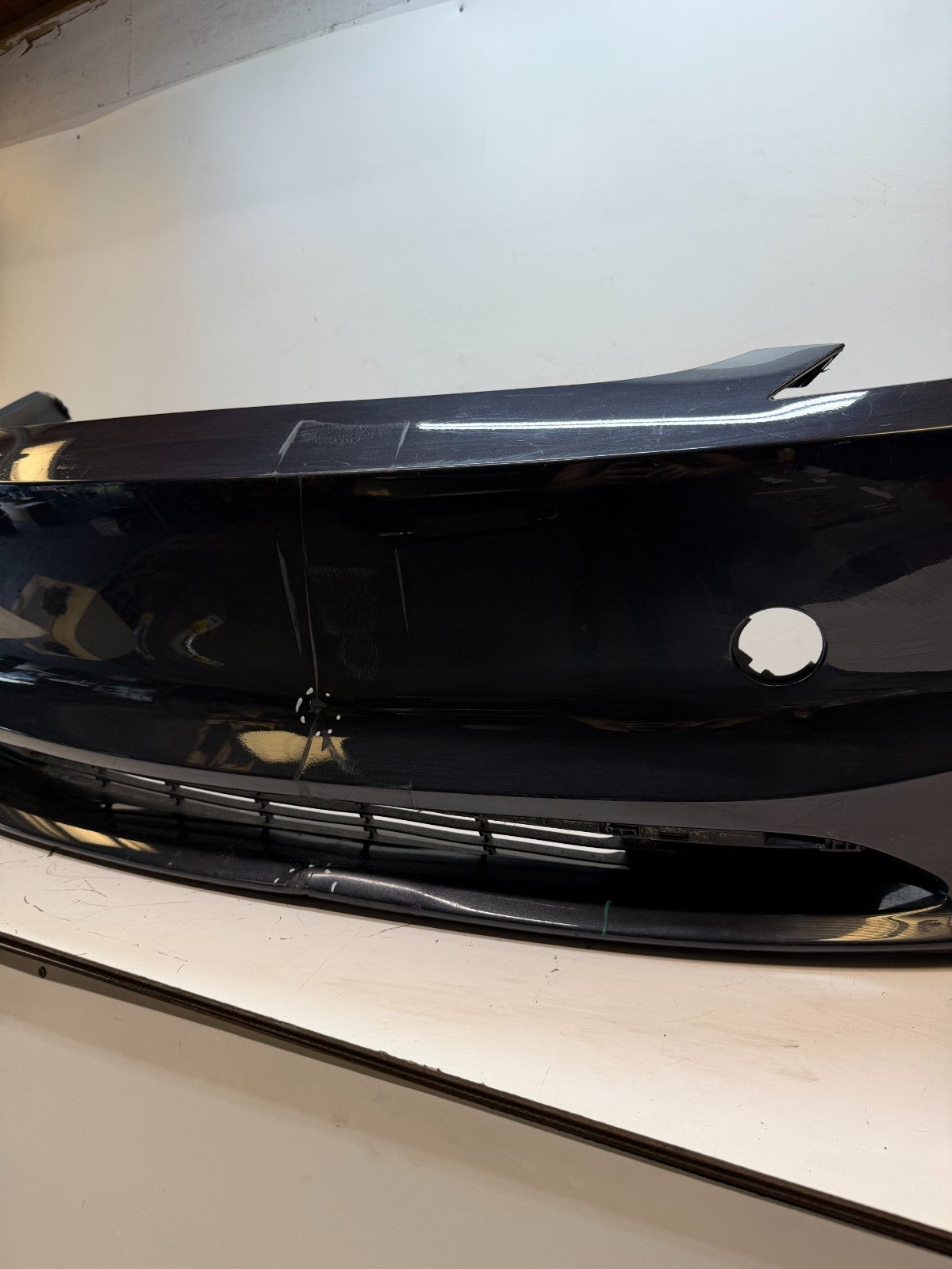 2024-2026 Tesla Model 3 Front Bumper Cover Panel W/O Sensor Holes P2005802-00-B