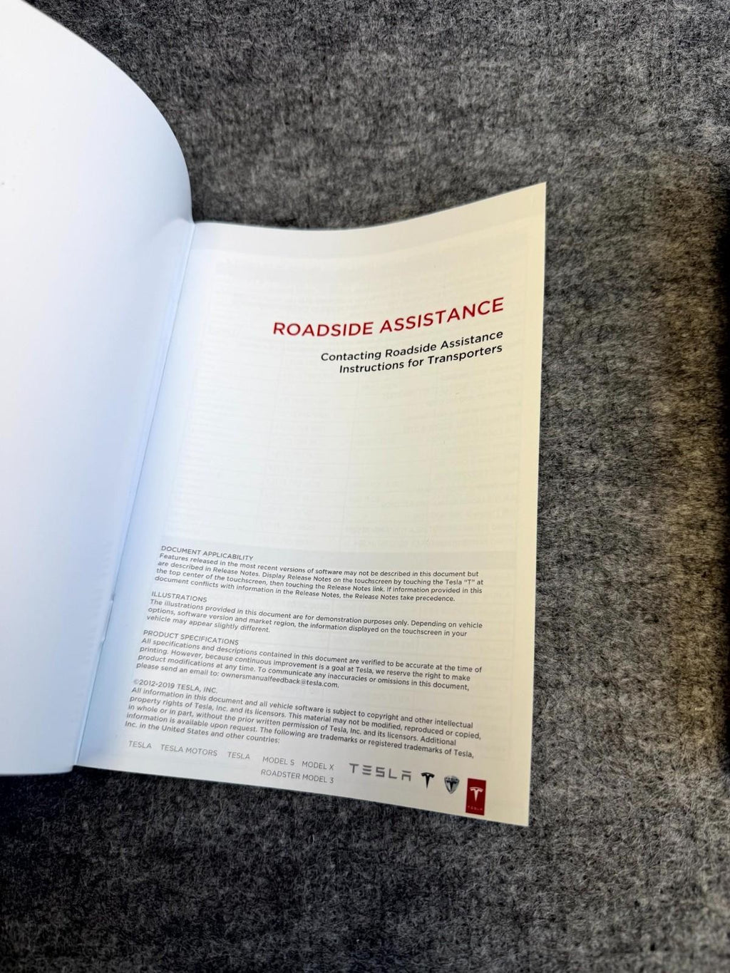 ♦️2017 - 2023 TESLA MODEL 3 OWNER'S MANUAL BOOK SET OEM