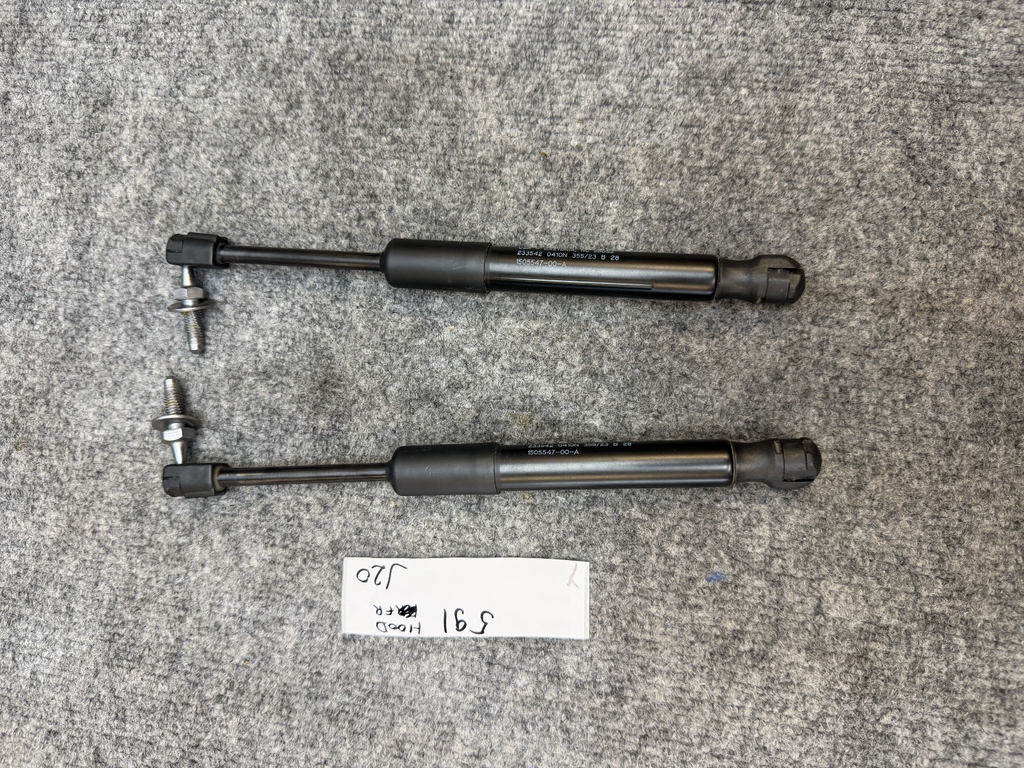 2020-2024 TESLA MODEL Y FRONT LEFT & RIGHT HOOD LIFT SHOCK STRUT OEM, 150554700A