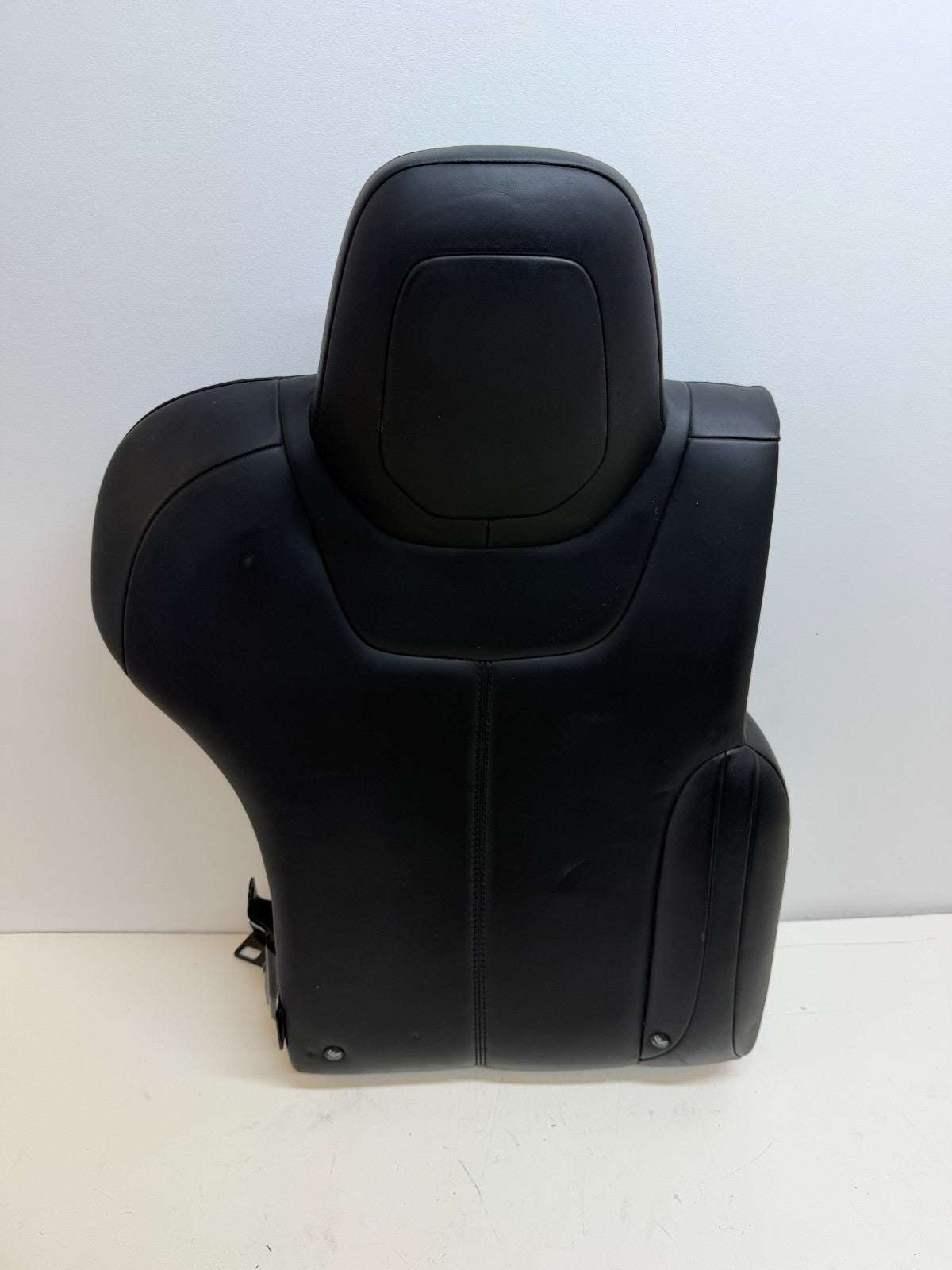 2012-2020 TESLA MODEL S REAR RIGHT SEAT UPPER CUSHION BLACK LEATHER