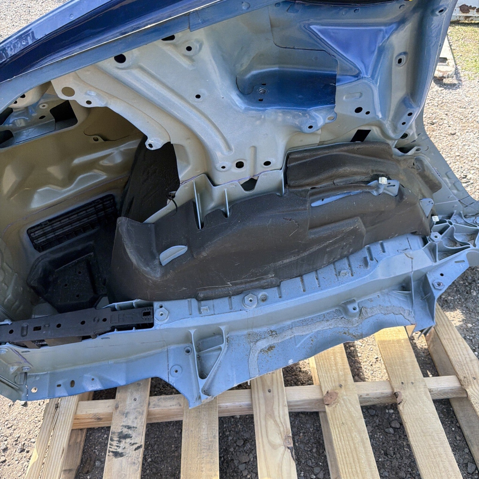 2020-2024 Tesla Model Y Rear Left Quarter Panel Structural Cutout LH BLUE
