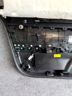 2017-2023 TESLA MODEL 3 FRONT RIGHT SIDE DOOR TRIM PANEL BLACK OEM, 1593863-00-A