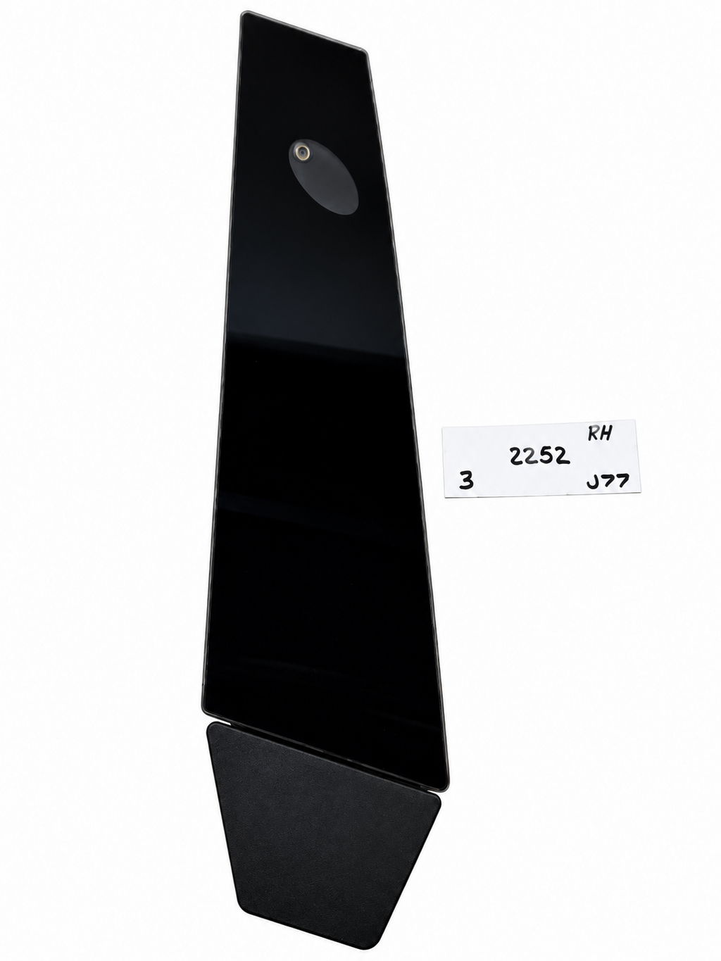 2017-23 Tesla Model 3 Right B-Pillar Applique Glass Trim w/ Camera 1100441-00-D