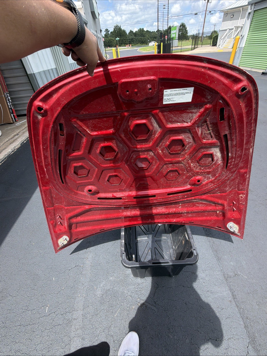 2017-2023 Tesla Model 3 M3 Front Hood Bonnet Shell Panel Cover Assy Red PPMR