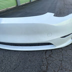 2024-2025 Tesla Model Y oem Front Bumper Cover & Tow Cap White