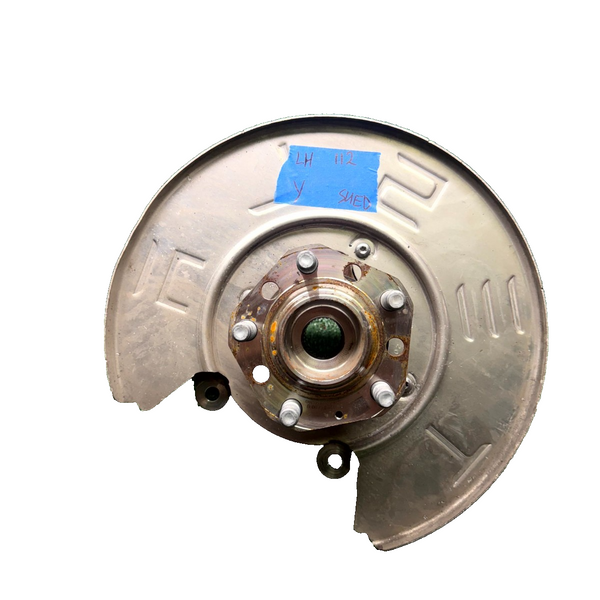 2020-2024 TESLA MODEL Y REAR LEFT SIDE KNUCKLE SPINDLE HUB OEM, 1188411-00-F