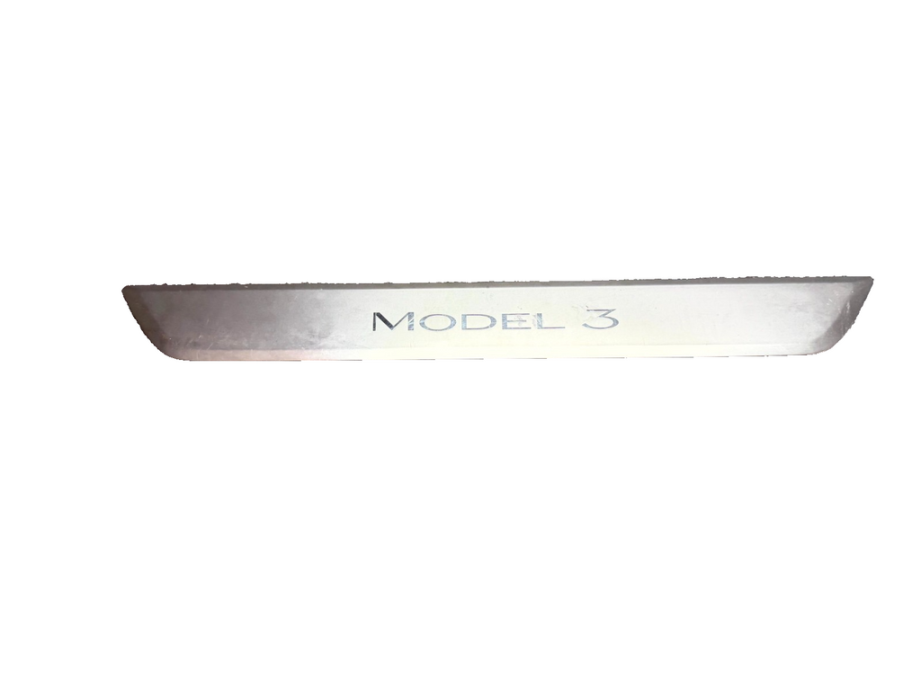 ♦️17–23 TESLA MODEL 3 LEFT OR RIGHT DOOR SILL SCUFF PLATE TRIM OEM, 1504763-00-A