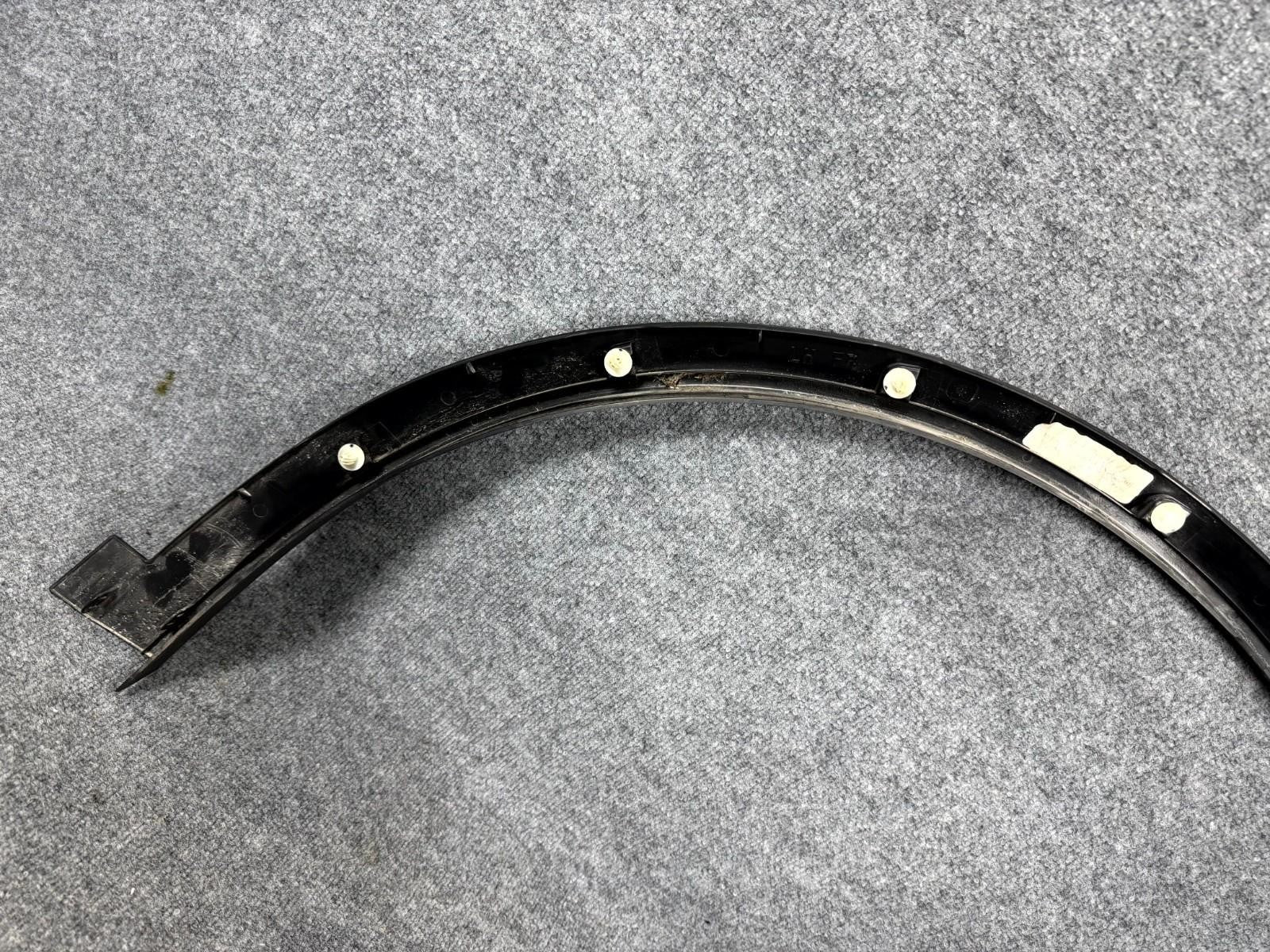16-21 Tesla Model X Front Left Wheel Arch Trim Panel Molding OEM, 1075636-00-A