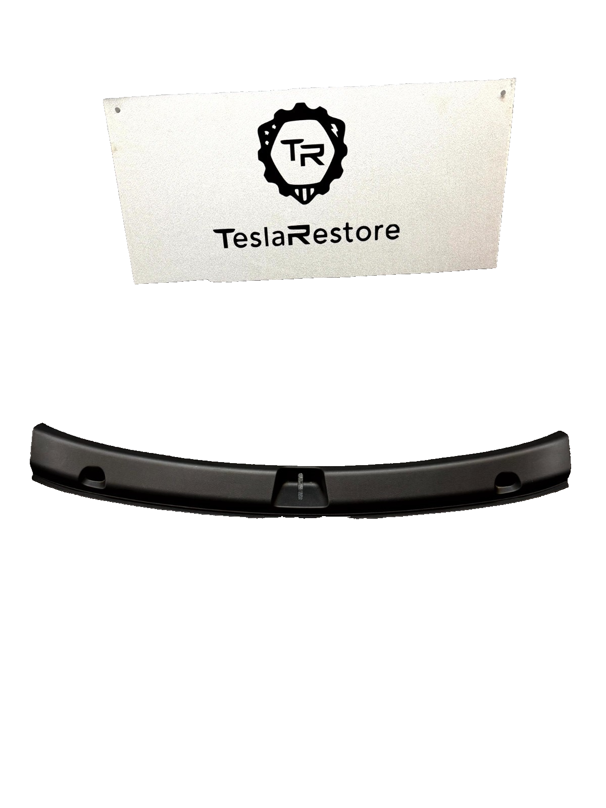 2017-2024 TESLA MODEL 3 Y TRUNK LATCH LOCK SILL SCUFF PLATE TRIM OEM, 149463100C