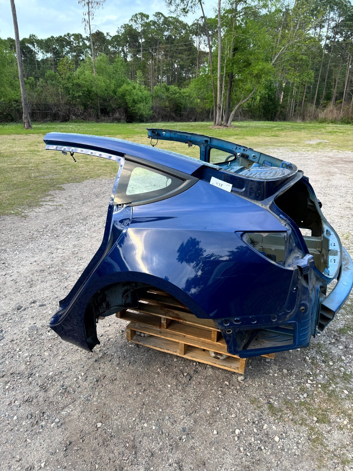 2017-2023 TESLA MODEL 3 REAR LEFT DRIVER SIDE QUARTER PANEL STRUCTURAL FRAME OEM