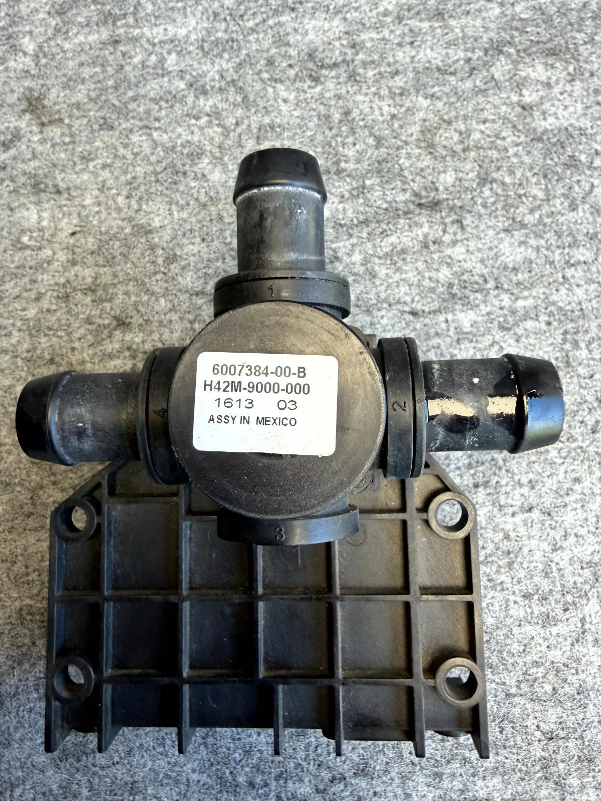 ♦️2012 - 2020 TESLA MODEL S 3 WAY COOLANT VALVE ACTUATOR OEM, 6007384-00-B