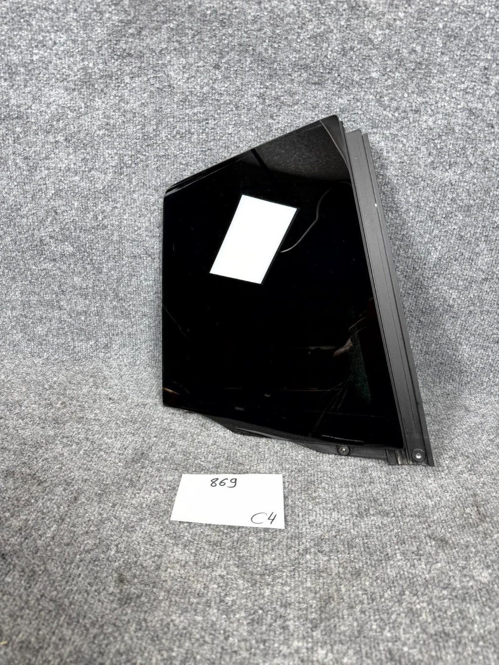 2016-2020 Tesla Model X Rear Right Side Quarter Window Glass OEM, 43R-004553