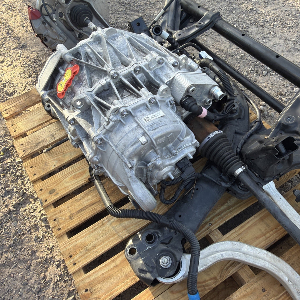 17-22 TESLA MODEL Y AWD FRONT SUSPENSION And ENGINE, SUBFRAME  COMPLETELY OEM