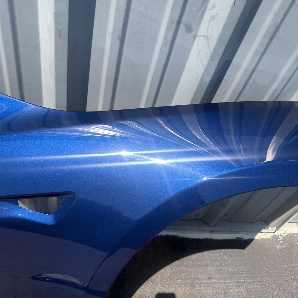 12-20 OEM Tesla Model S Front Right Passenger Fender Panel Black BLUE OEM