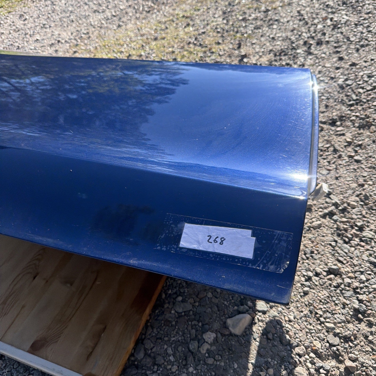 2021-2023 Tesla Model 3 Rear Passenger Side Door Shell Panel Right RH BLUE