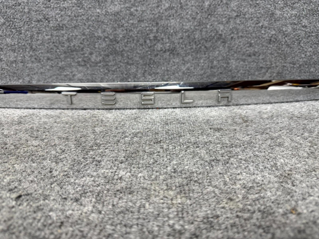 2016-2020 Tesla Model X Rear Liftgate Molding Trim Badge OEM, 1035369-00-D