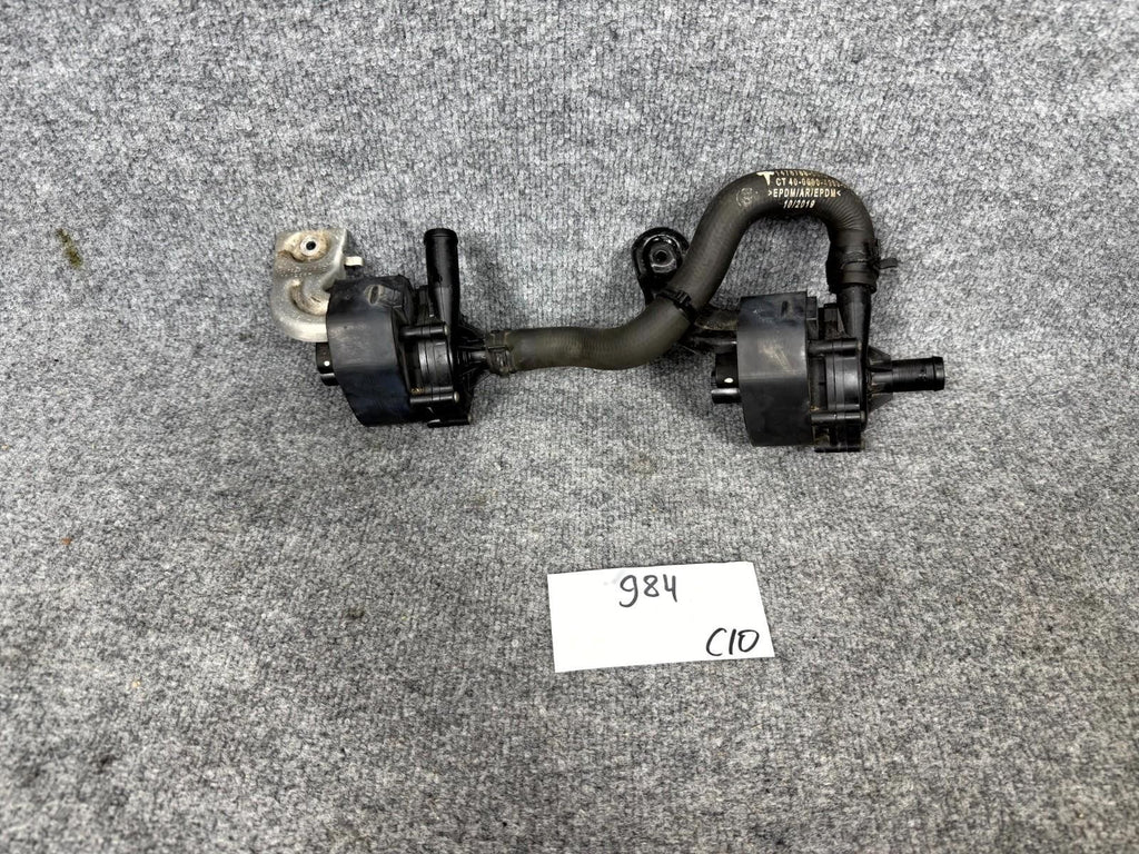 2016-2020 Tesla Model X Right Side Cooling Pump Hose W/ Tube OEM, 1037327-00-G