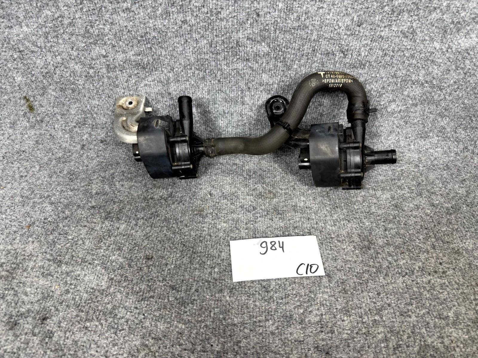 2016-2020 Tesla Model X Right Side Cooling Pump Hose W/ Tube OEM, 1037327-00-G