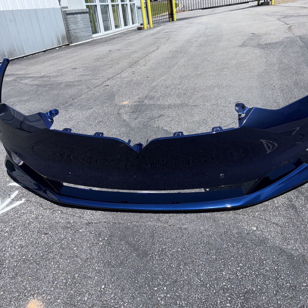 2016-2020 OEM Tesla Model S Front Bumper Cover Panel Black BLUE OEM