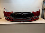 2012-2016 Tesla Model S Front Bumper Cover Complete W/ Lights OEM 1017415-00-C