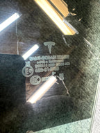 2020-2024 TESLA MODEL Y FRONT LEFT DRIVER SIDE DOOR WINDOW GLASS OEM, 43R-014955