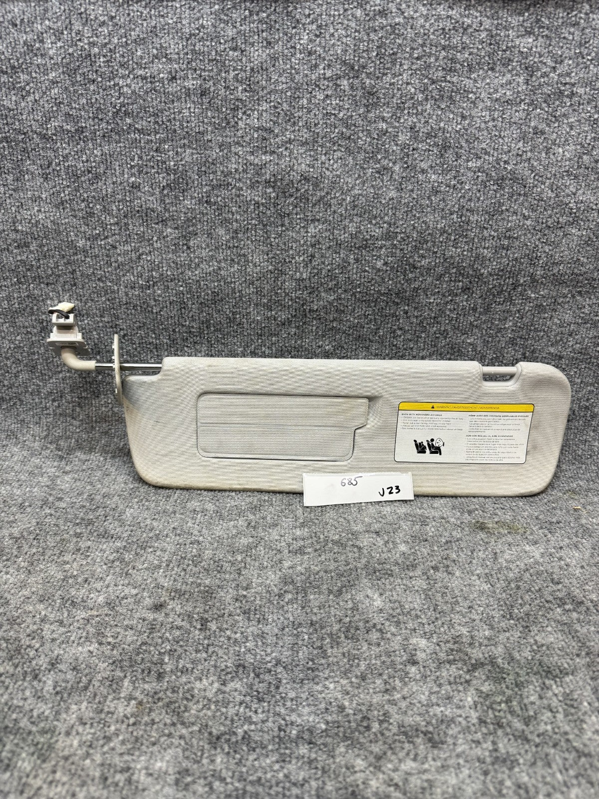 2017 - 2024 TESLA MODEL 3 Y FRONT LEFT SIDE SUNVISOR SUN VISOR OEM, 1490405-01-B