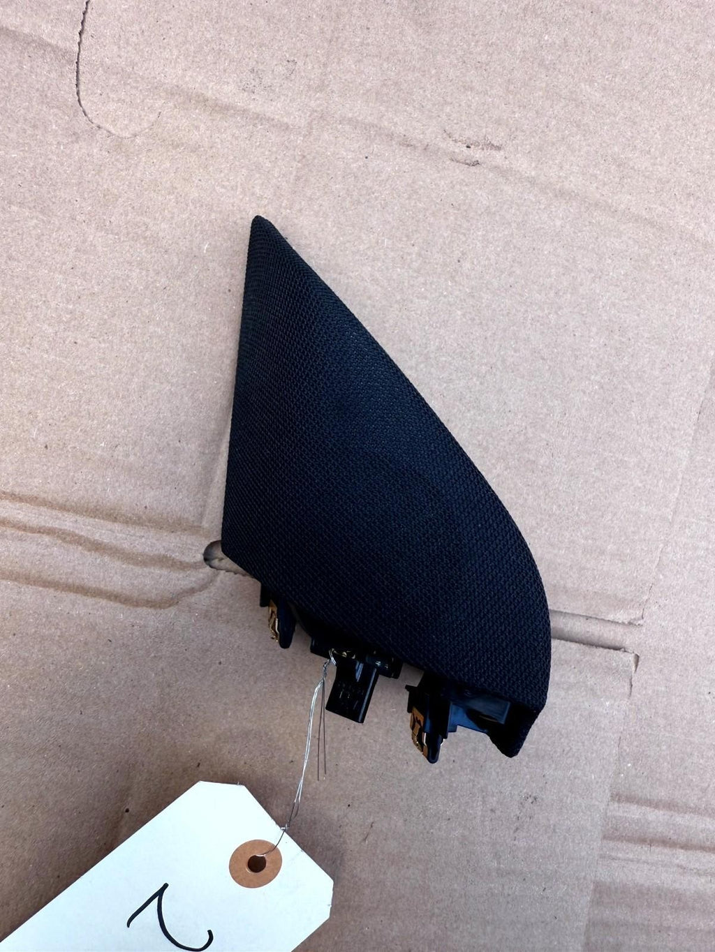 17-23 Tesla Model 3 Front Left Door Window Corner Tweeter Cover OEM,109565700F