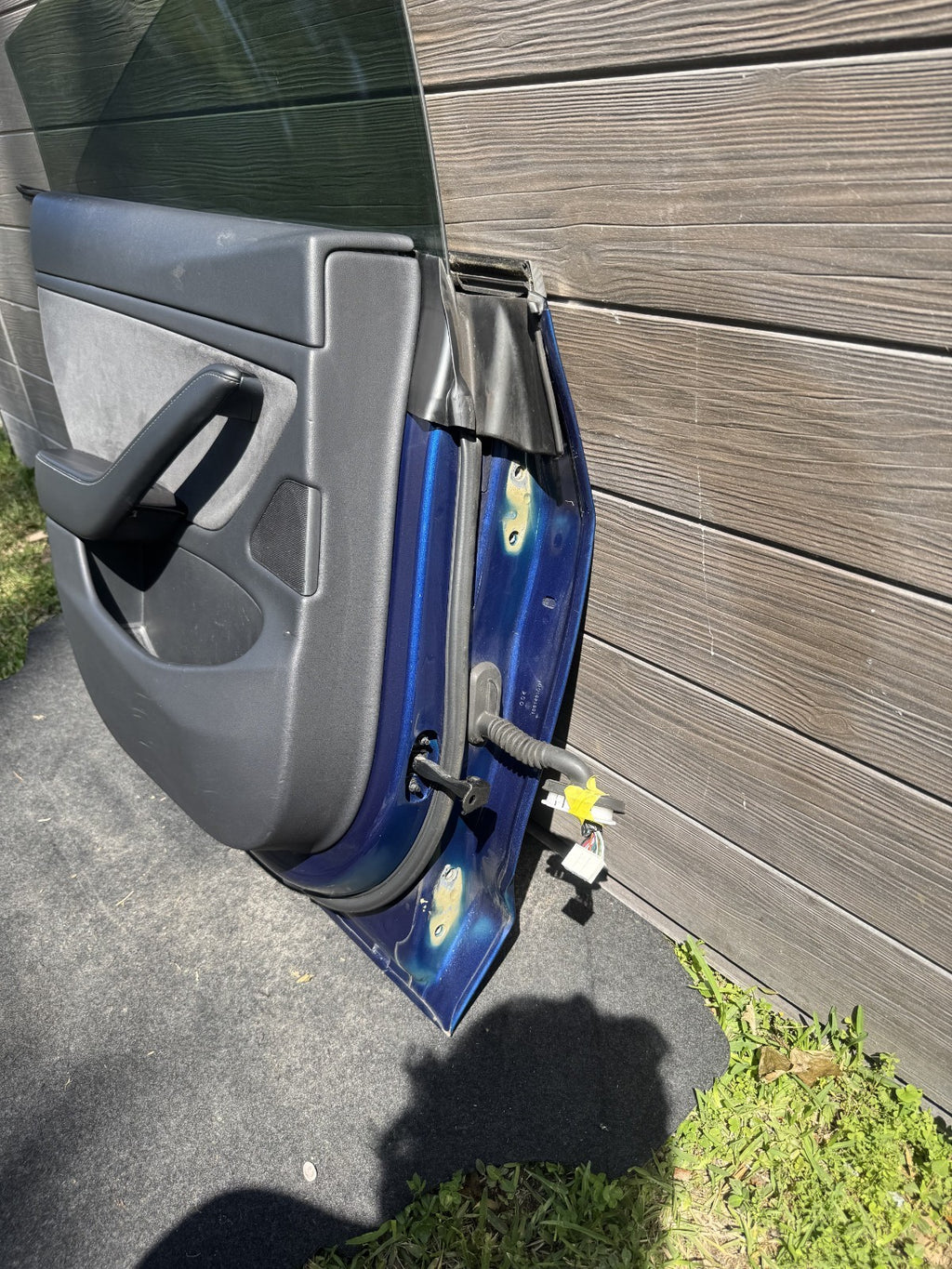 2018-2023 Tesla Model 3 M3 Rear Driver Side Door Shell Panel Left LH Blue PPSB