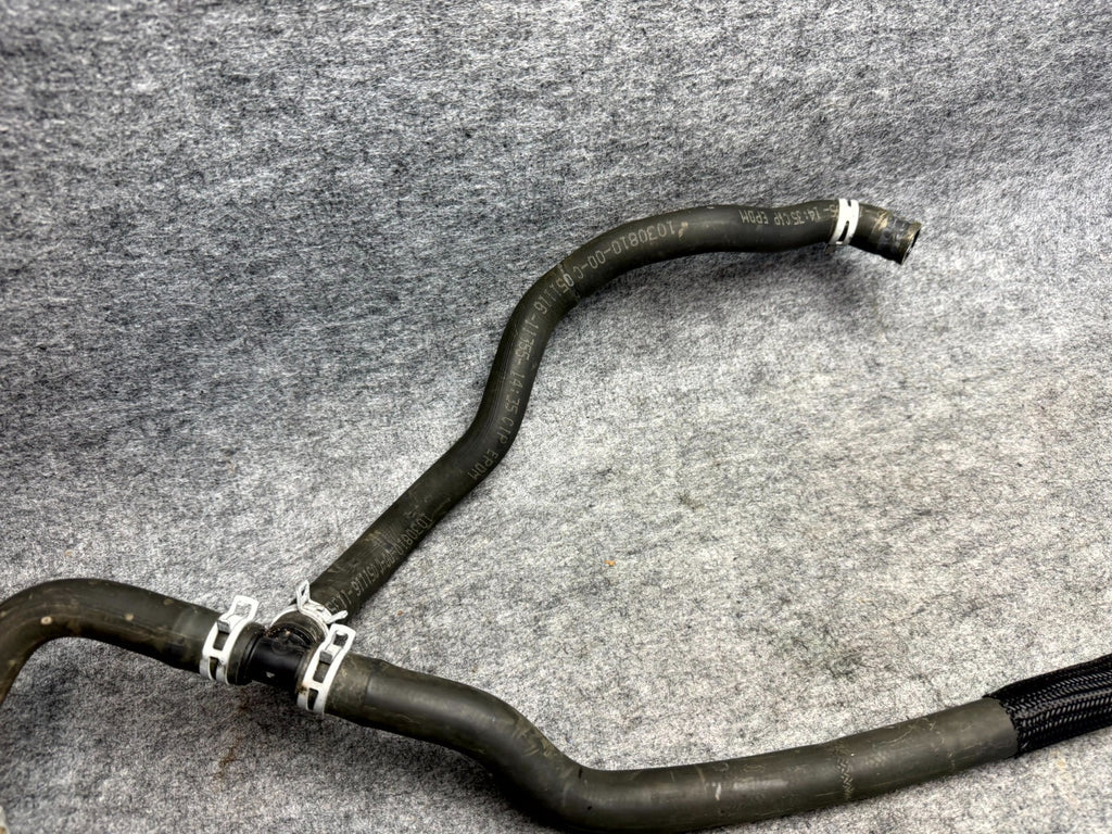 ♦️16-21 TESLA MODEL S COOLANT RADIATOR HOSE 3 WAY TO 4 WAY PIPE OEM,1058614-00-C