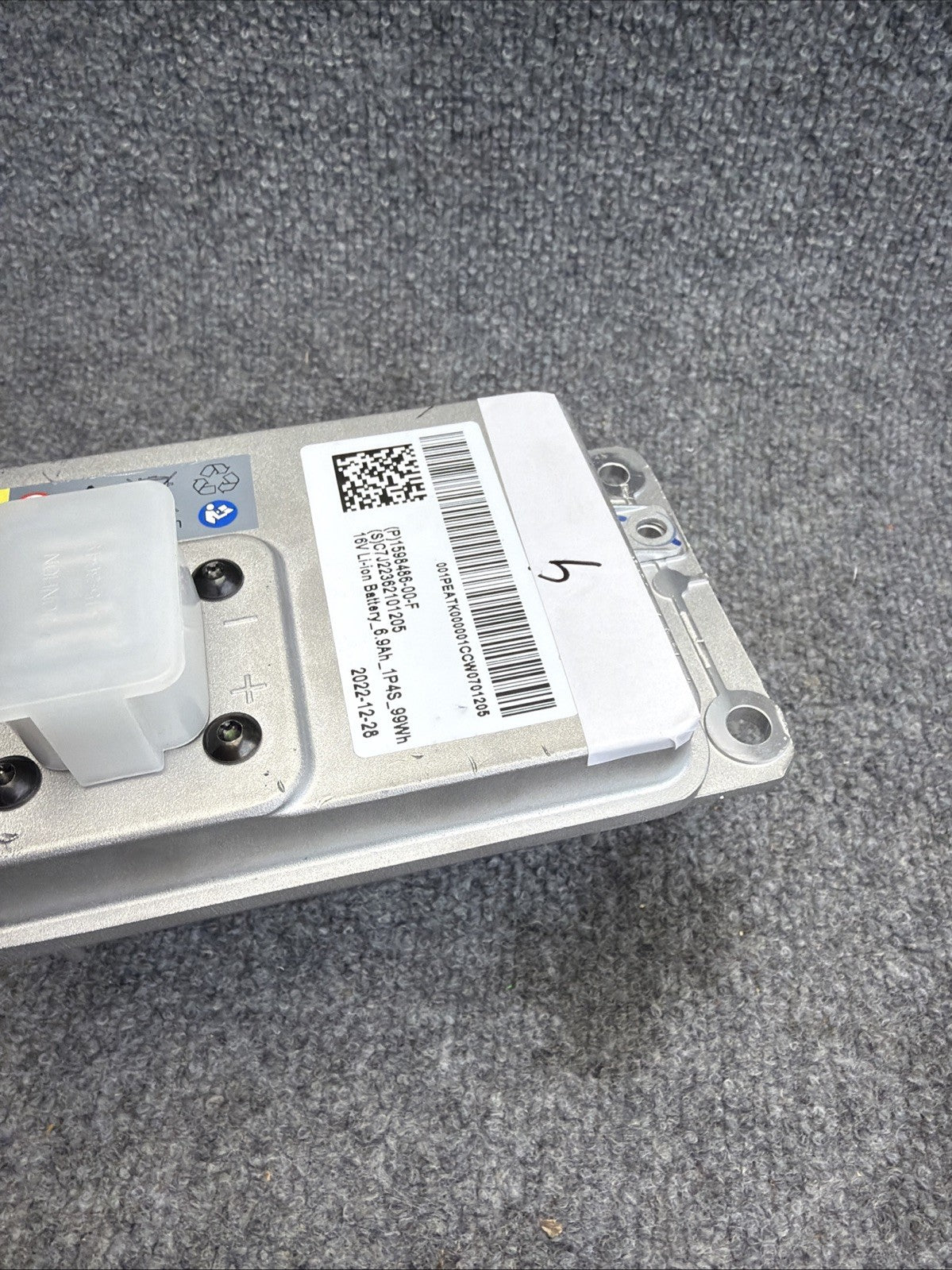 2017-2025 Tesla Model 3 Y S X 16V Li Ion Battery Assembly 1598486-00-F