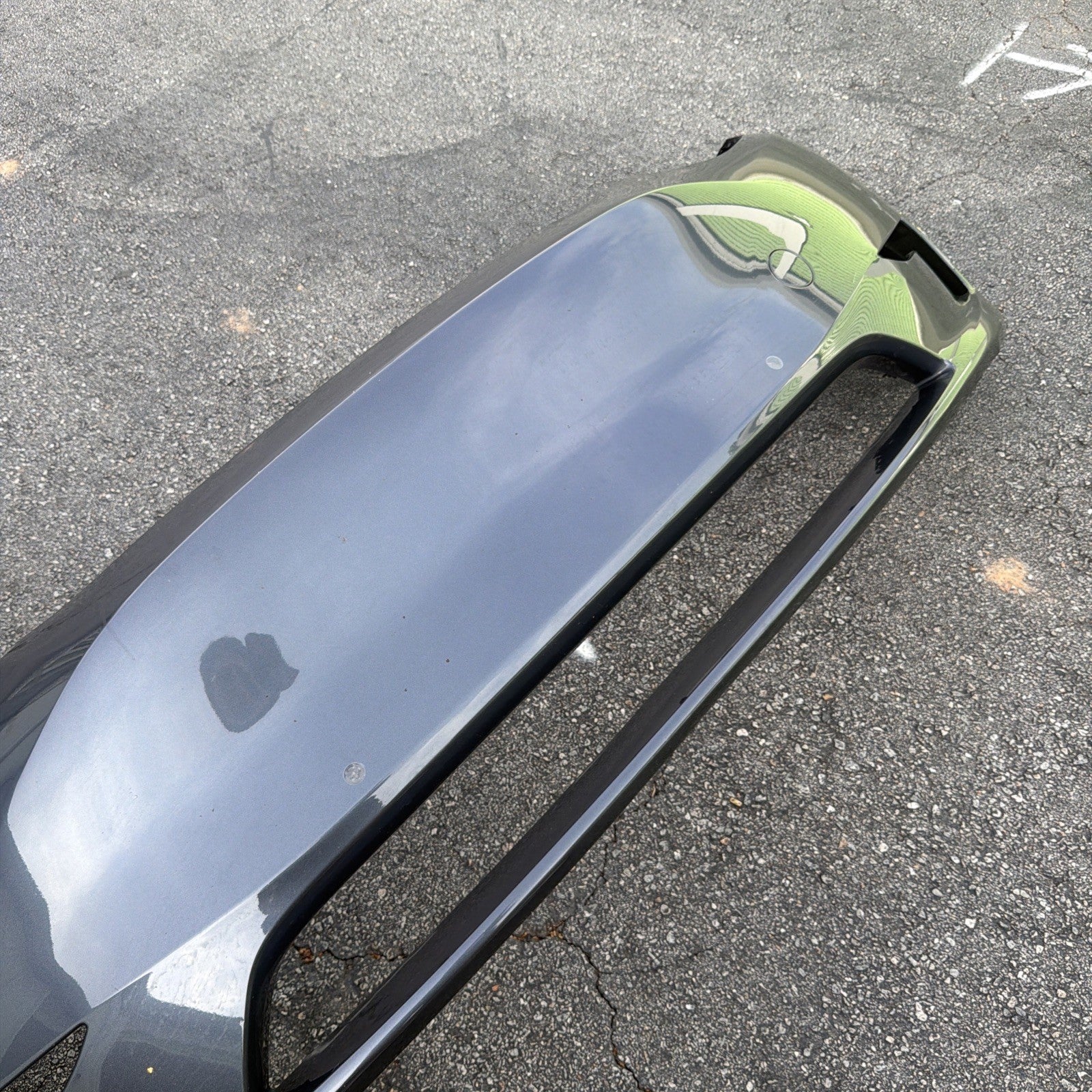 20-22 Model Y Front Bumper Cover Gray w/ Sensor Holes -  PMNG OEM 1606844-17-A
