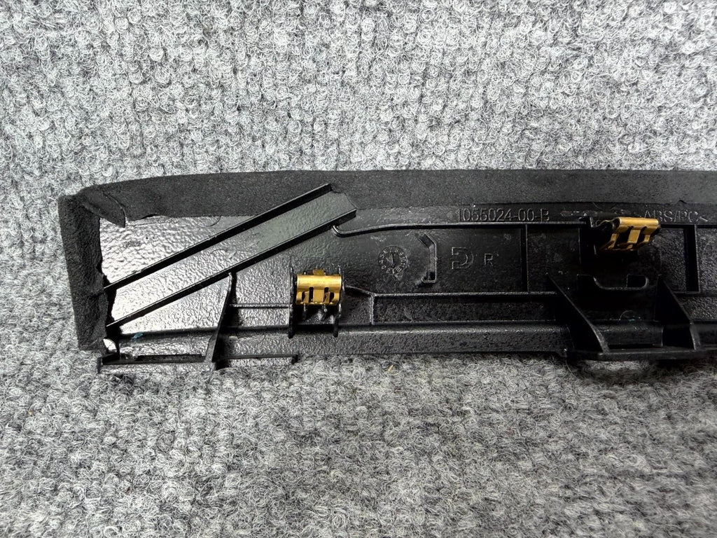 2016-2020 Tesla Model X Rear Right Upper Door Trim Panel Cover OEM, 1055024-00-B