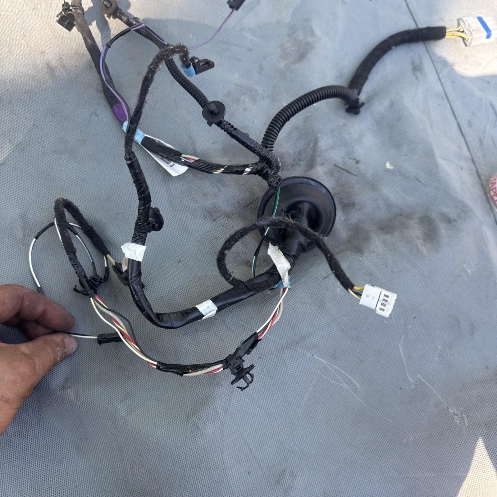 16-20 Tesla MODEL S Rear Left Side Door Wiring Harness Loom OEM, 1004425-00-Q