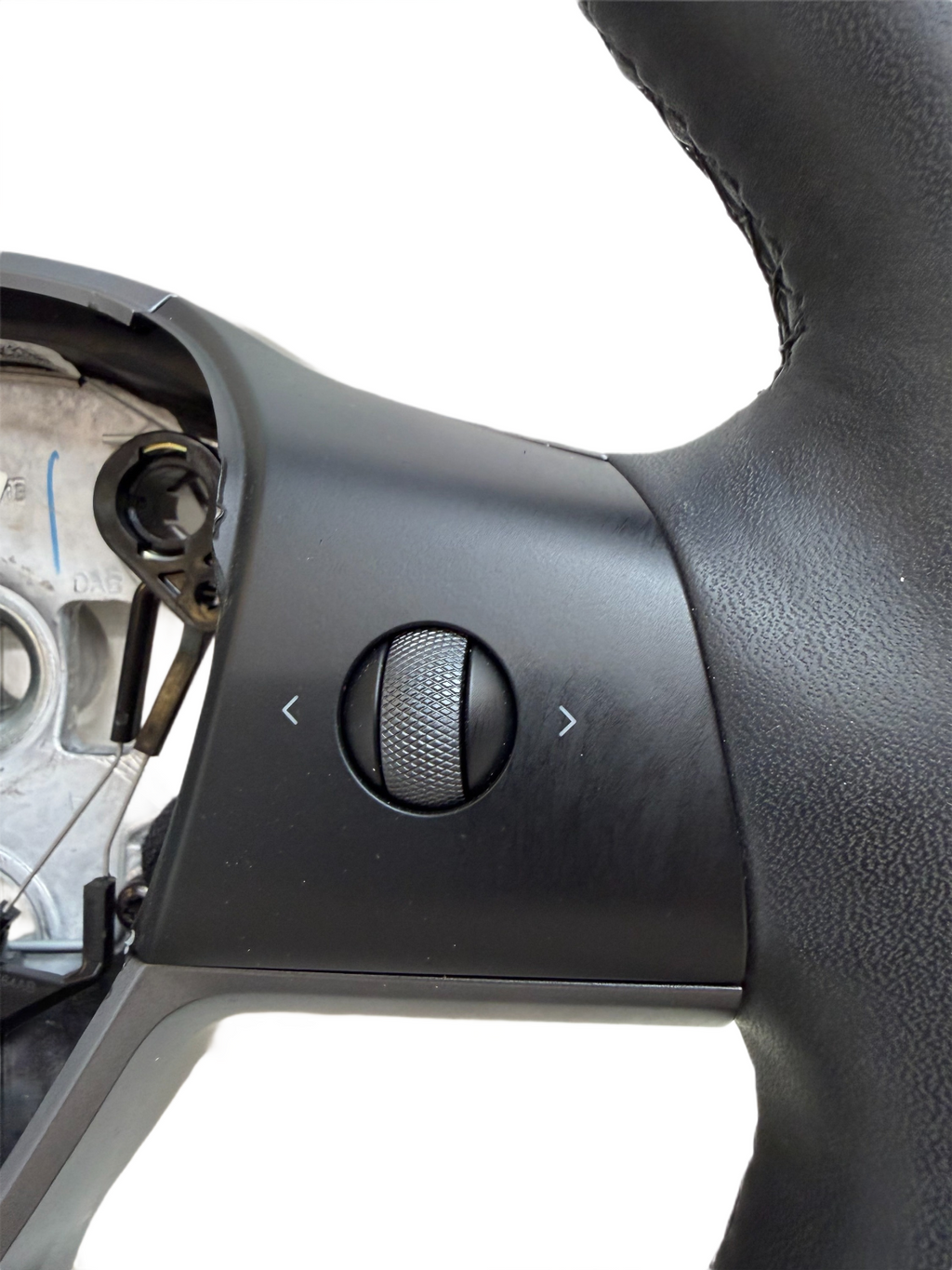 2017-2024 Tesla Model 3 / Y Steering Wheel Leather Black Heated OEM 1490214-00-B