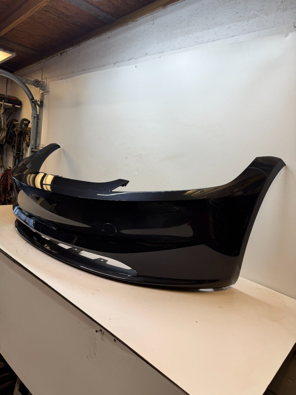 2024-2026 Tesla Model 3 Base Front Bumper Cover W/O Sensor Holes P2005802-00-C