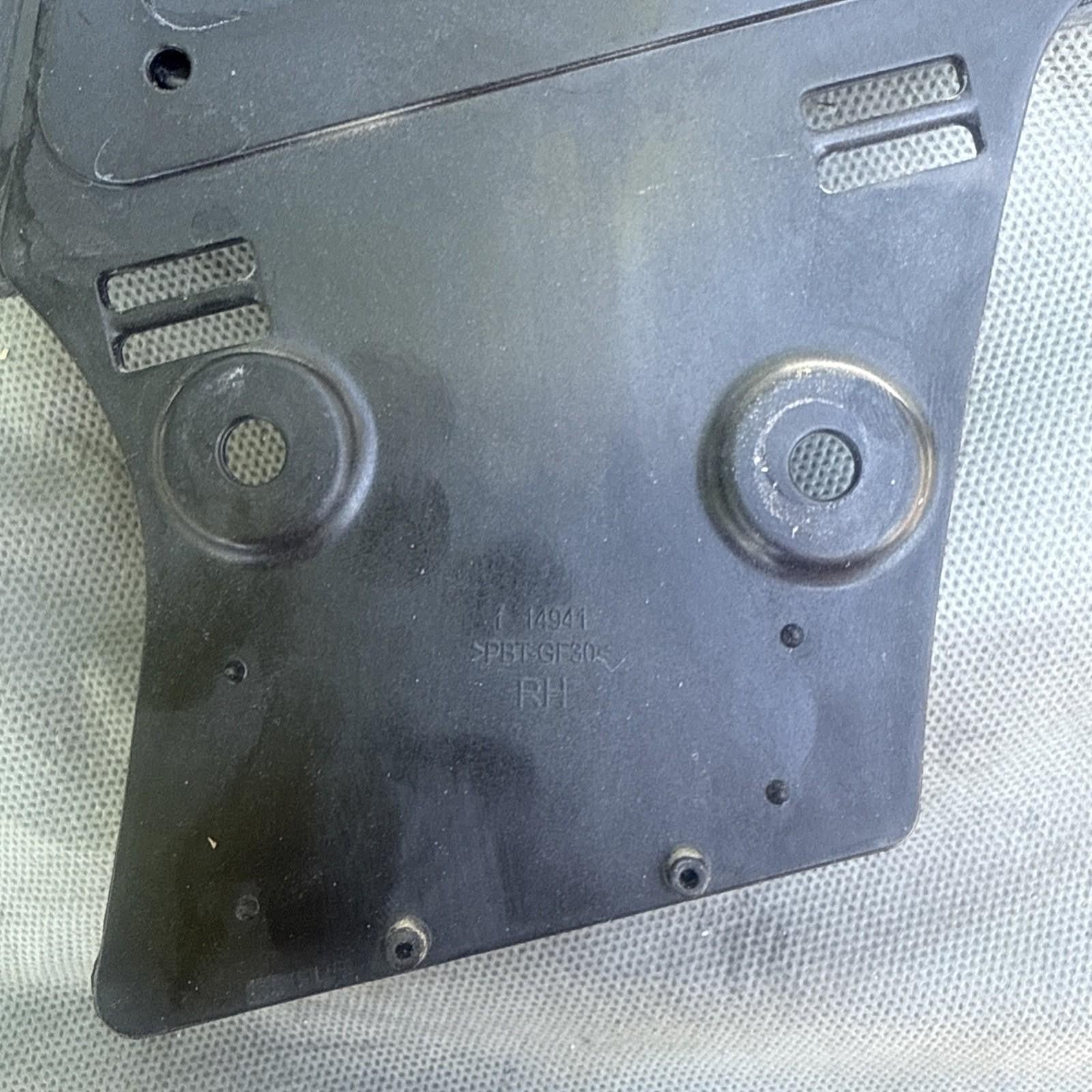 12-16 Tesla Model S Front Right B-Pillar Applique Molding Trim OEM, 1004535-00-B