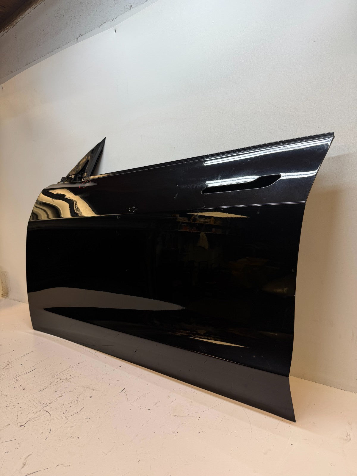 2017-2023 Tesla Model 3 Front Left Driver Side Door Shell Panel Black OEM