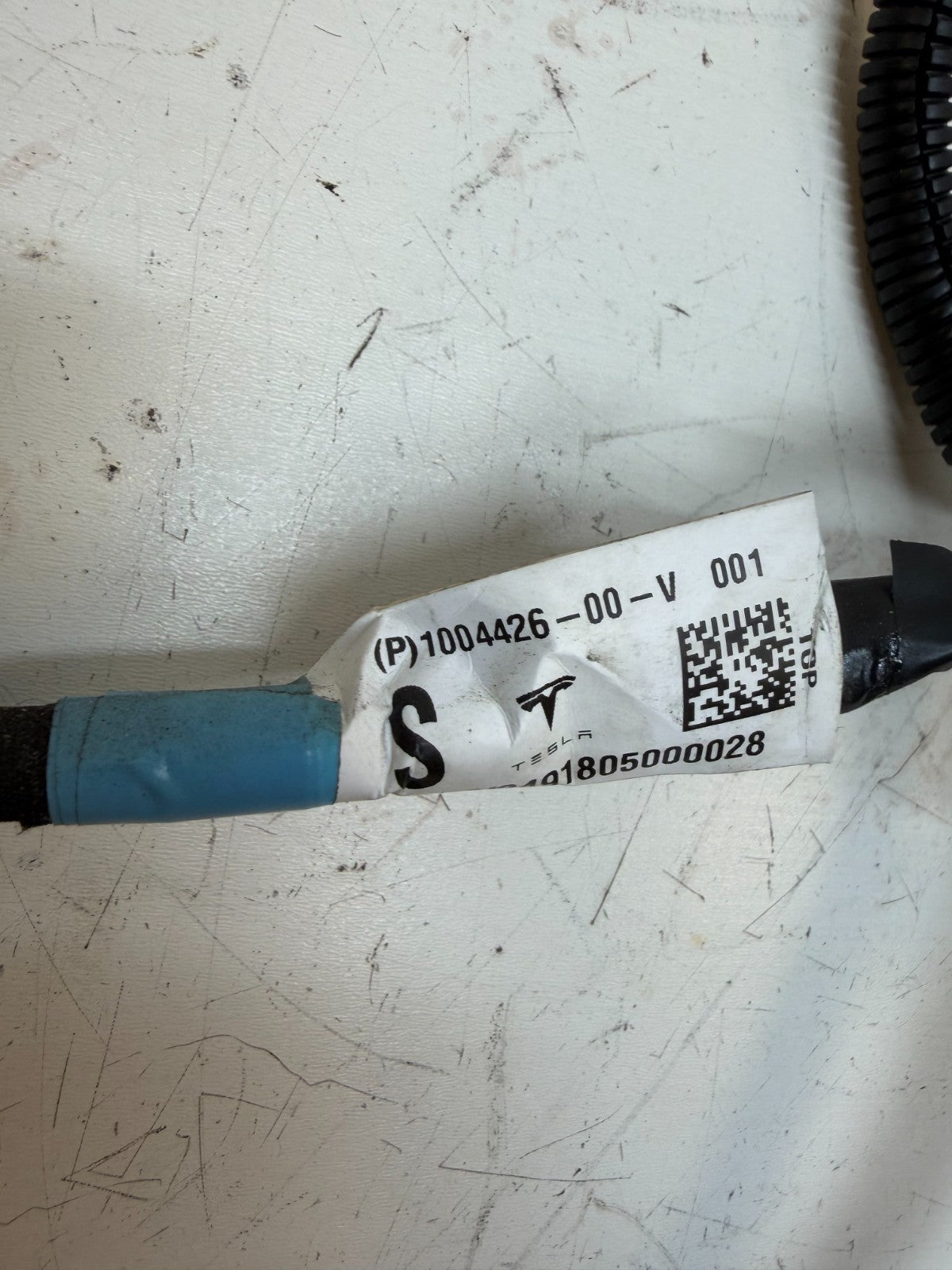 2016-2020 Model S Rear Passenger Door Wiring Harness Wire Loom 1004426-00-V