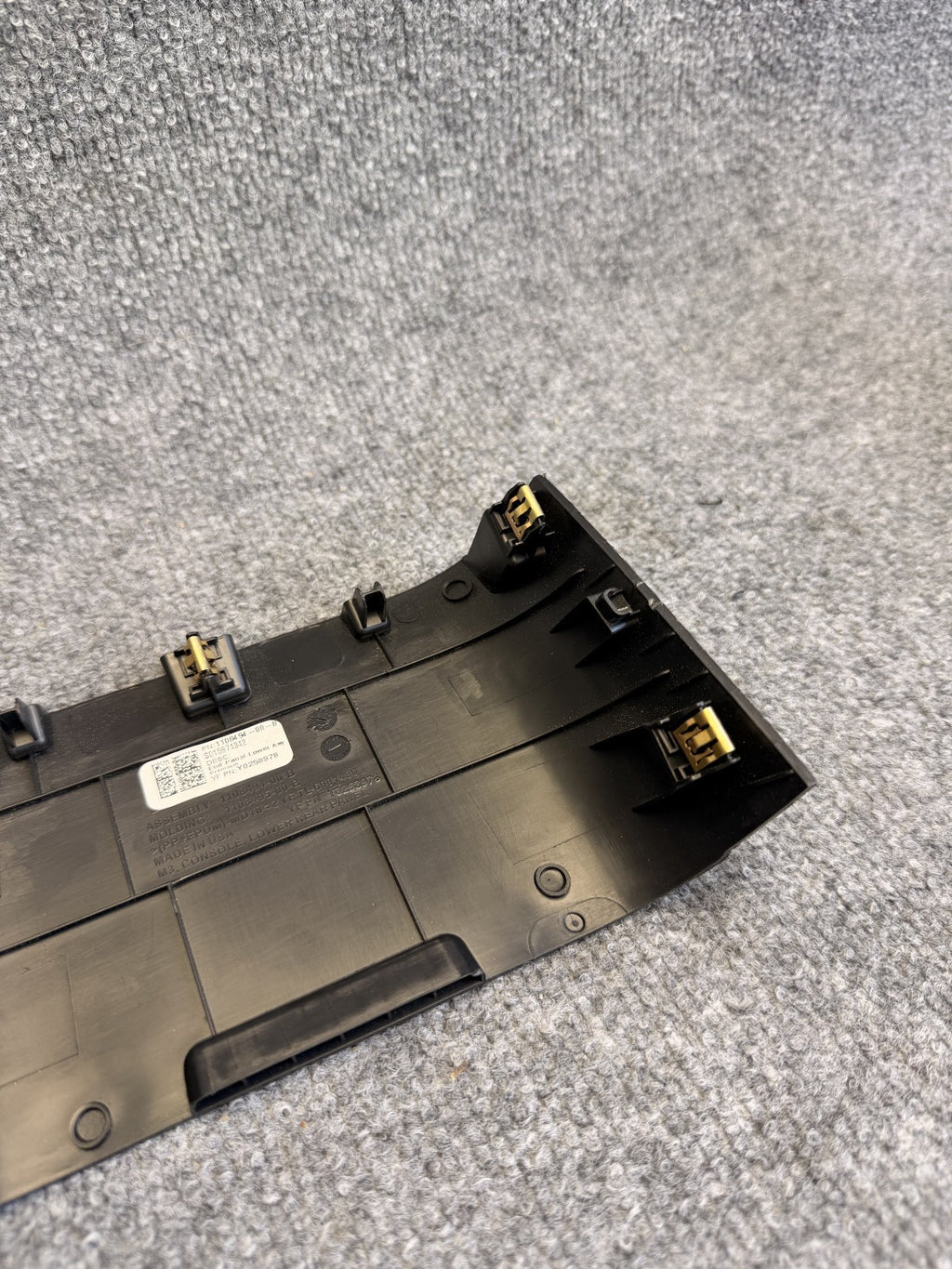 2017-2024 TESLA MODEL 3 Y REAR CENTER CONSOLE BACK END TRIM PANEL OEM 110849400B