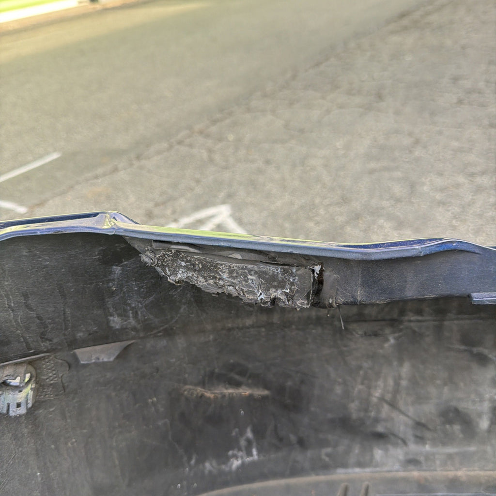 2016-2020 Tesla Model S Rear Bumper Cover w/ Park Sensor Holes Assy Blue PPSB
