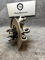 2017 - 2023 TESLA MODEL 3 REAR LEFT SIDE SPINDLE KNUCKLE HUB OEM, 1044411-00-G