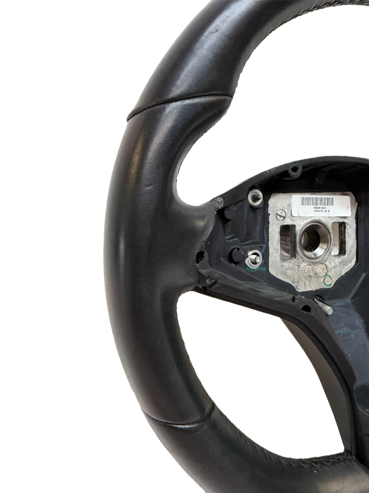 2012-20 Tesla Model S Front Driver Steering Wheel Black Assembly 1005279-00-E