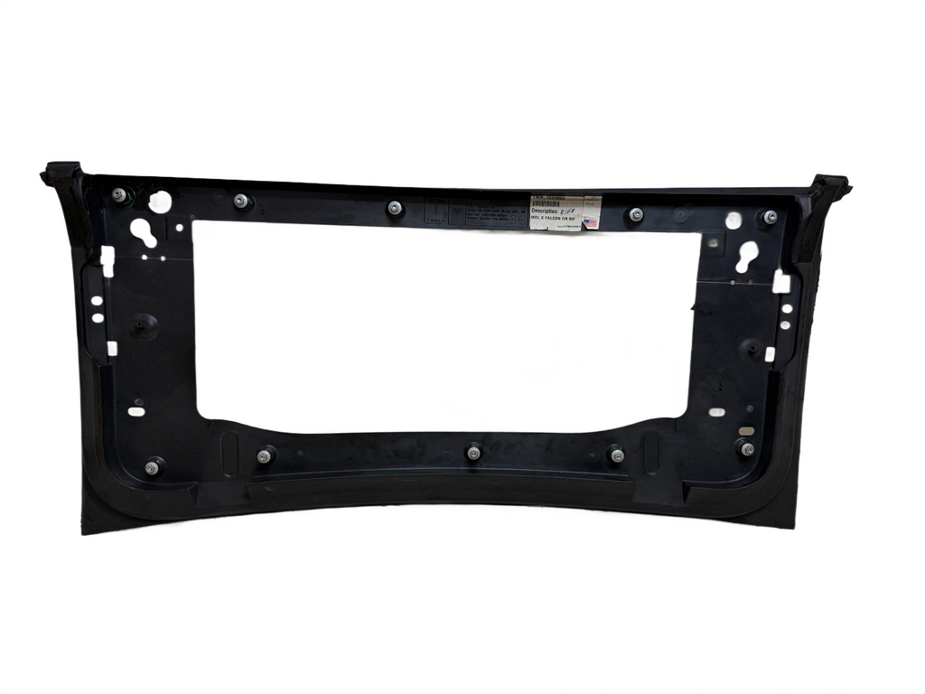 2016 - 2020 Tesla Model X Rear Right Side Door Roof Glass Frame 1034903-00-F