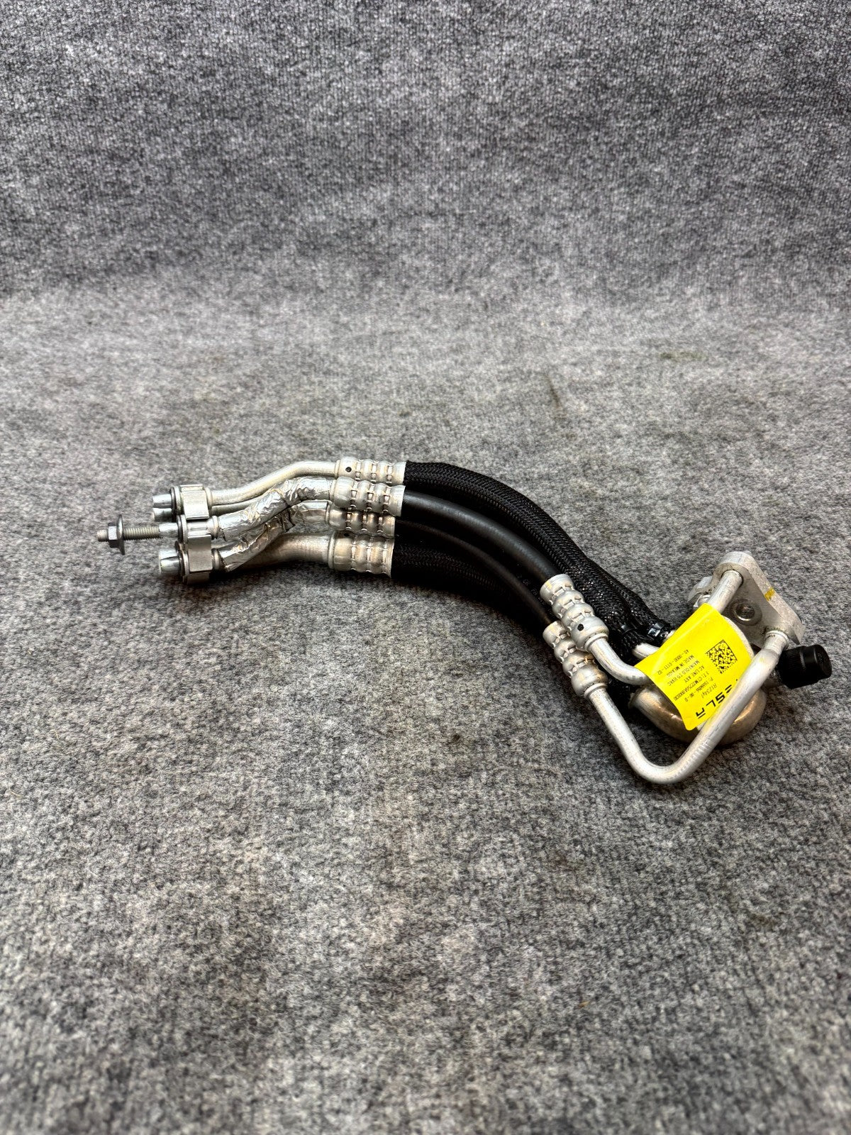 2017 - 2023 TESLA MODEL 3 LINE MANIFOLD TO HVAC HOSE ASSEMBLY OEM, 1555055-00-D