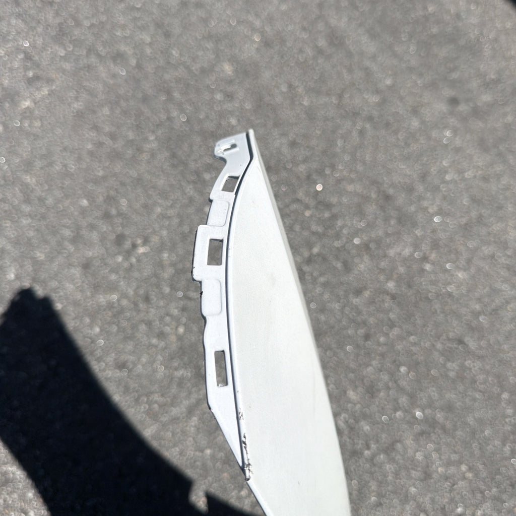 2021-2025 Tesla Model X Front Bumper Cover White WITHOUT Sensor 1588184-S0-B