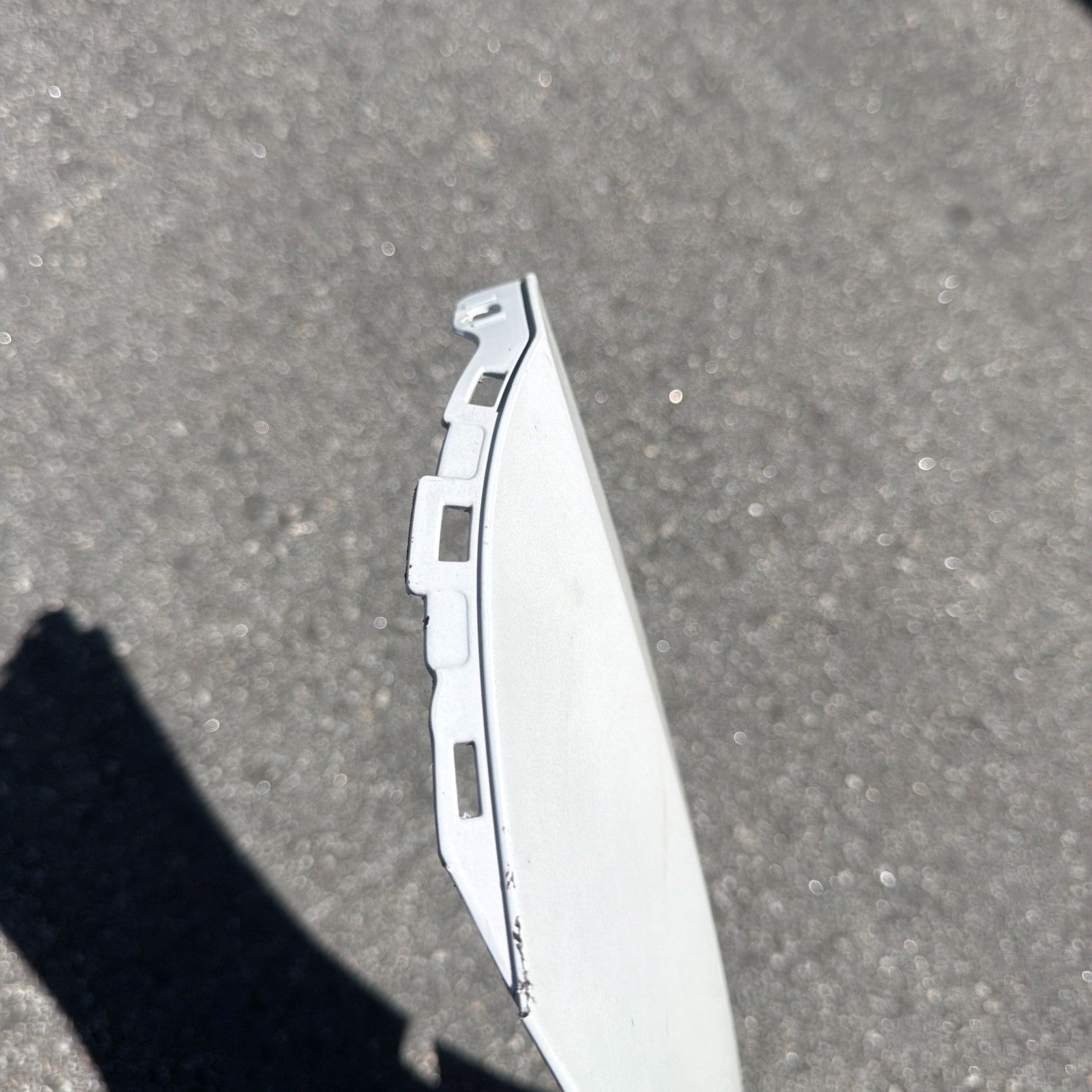 2021-2025 Tesla Model X Front Bumper Cover White WITHOUT Sensor 1588184-S0-B