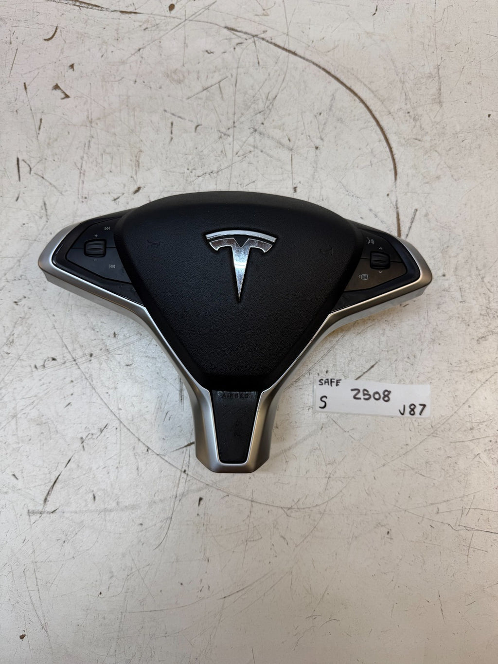 2012-2016 Tesla Model S Front Left Driver Steering Wheel 1023381-00-D