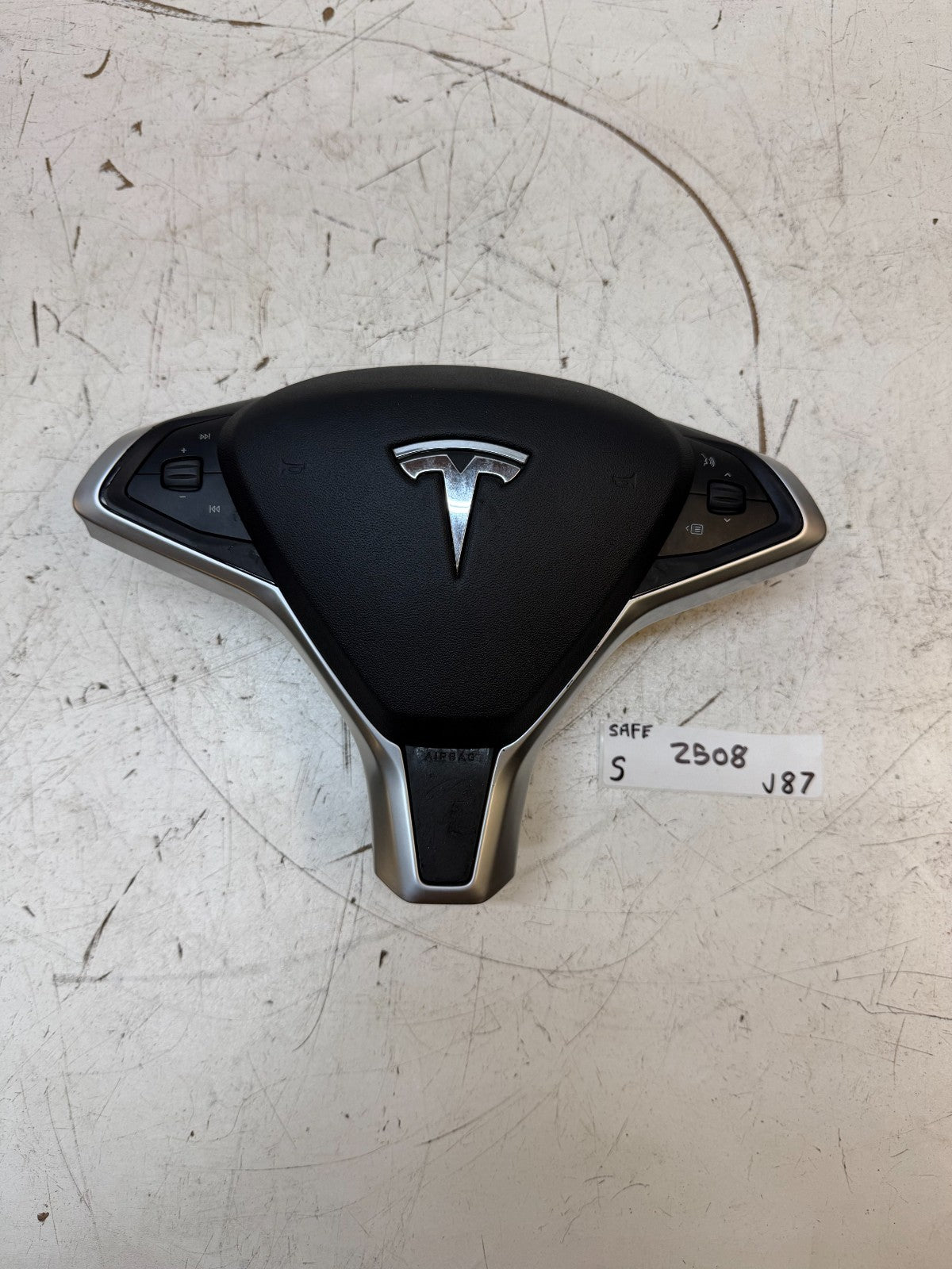 2012-2016 Tesla Model S Front Left Driver Steering Wheel 1023381-00-D