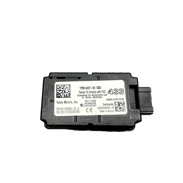 17-23 TESLA MODEL 3 TIRE PRESSURE MONITORING CONTROL MODULE OEM, 1458965-00-A